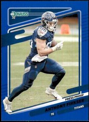 Anthony Firkser [Press Proof Blue] #15