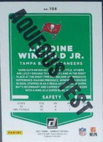 Antoine Winfield Jr. [Aqueous Test] #106