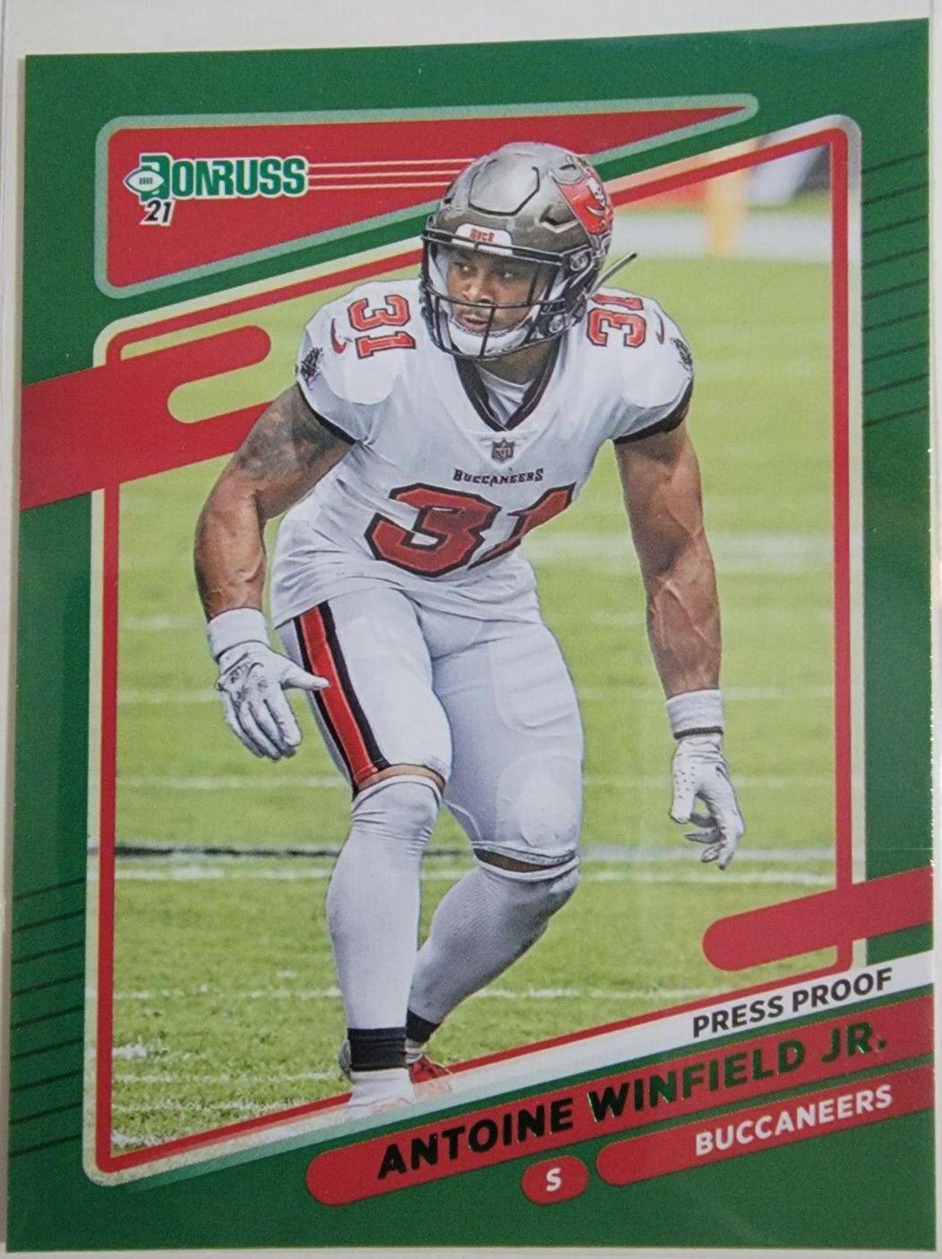 Antoine Winfield Jr. [Press Proof Green] #106