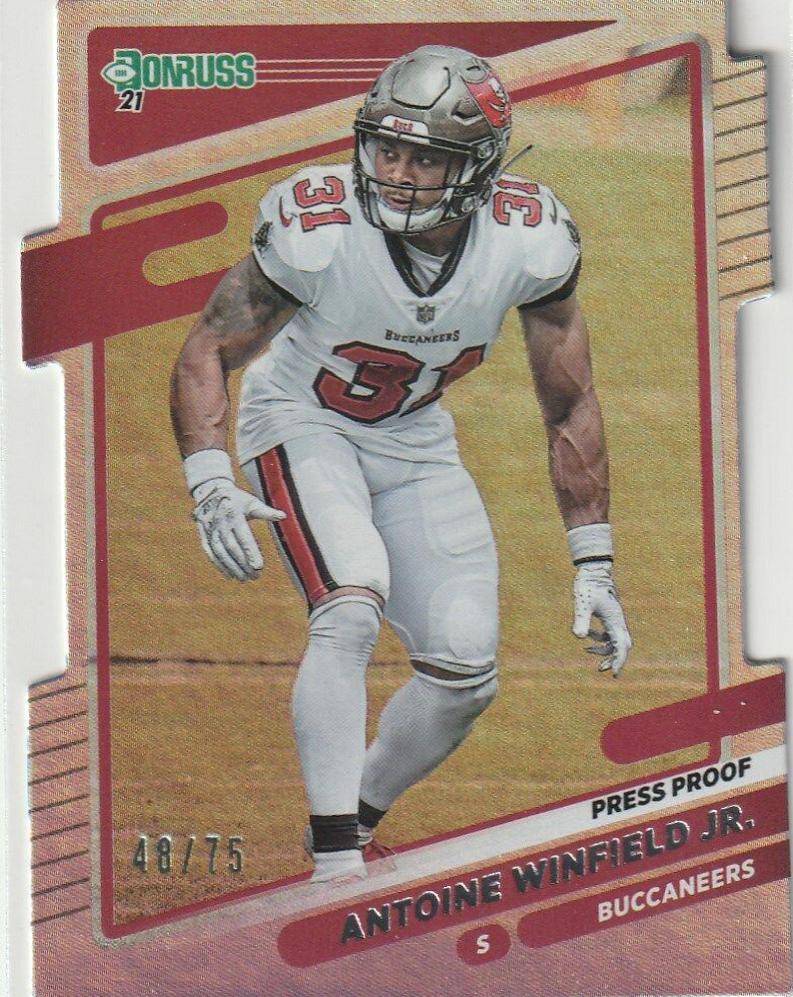 Antoine Winfield Jr. [Press Proof Silver Die Cut] #106