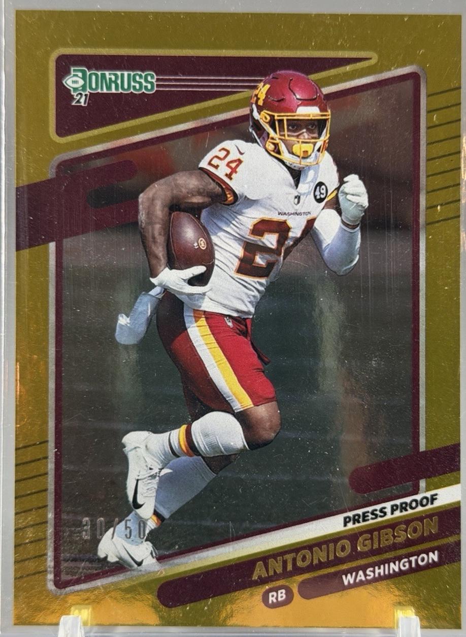 Antonio Gibson [Press Proof Gold] #7