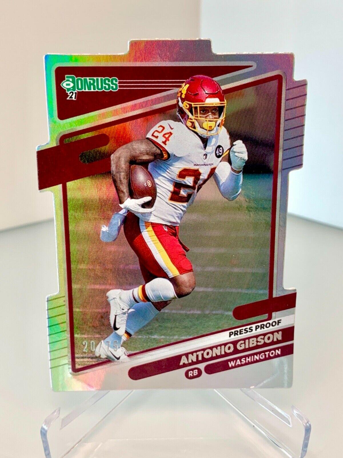 Antonio Gibson [Press Proof Silver Die Cut] #7