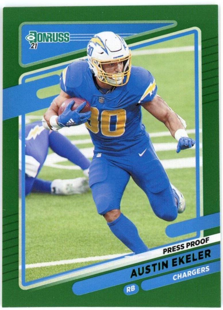 Austin Ekeler [Press Proof Green] #72