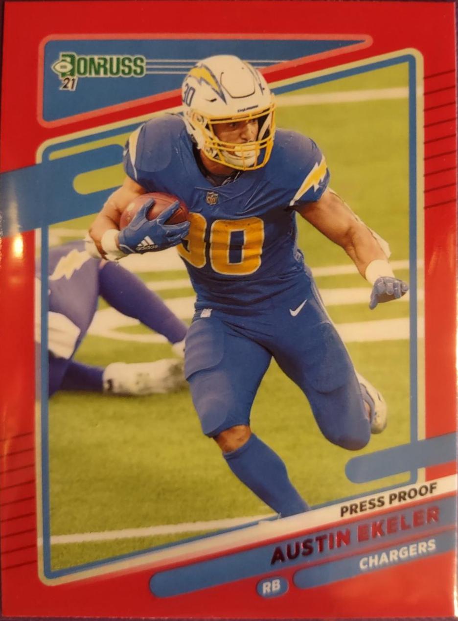 Austin Ekeler [Press Proof Red] #72