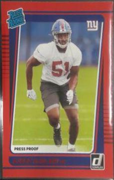 Azeez Ojulari [Press Proof Red] #323