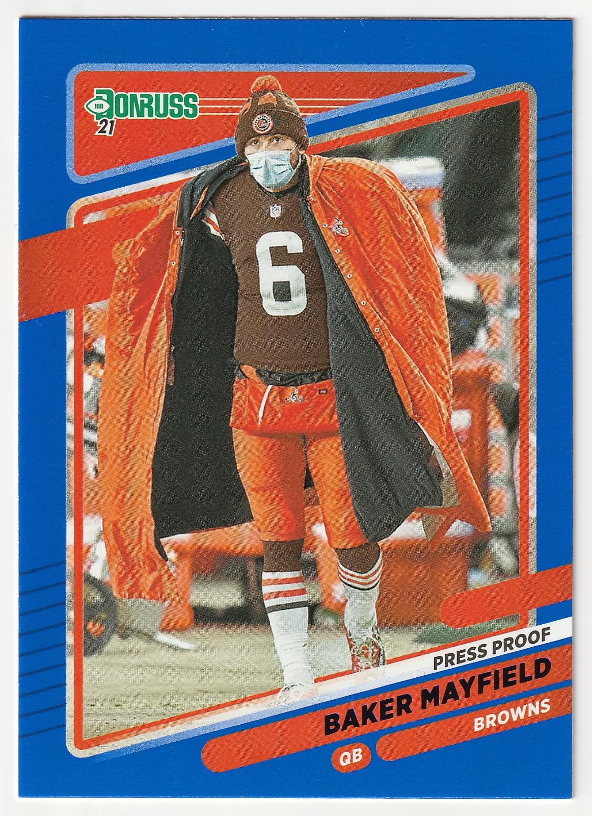 Baker Mayfield [No Helmet Press Proof Blue] #195