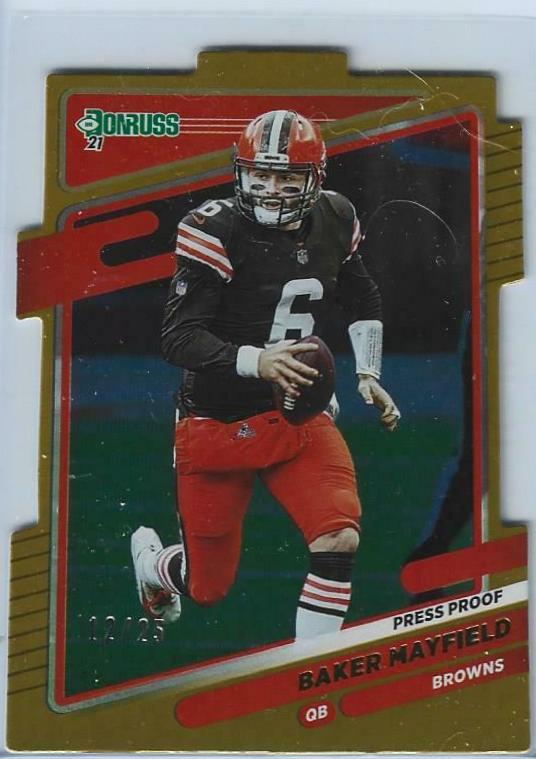 Baker Mayfield [Press Proof Gold Die Cut] #195