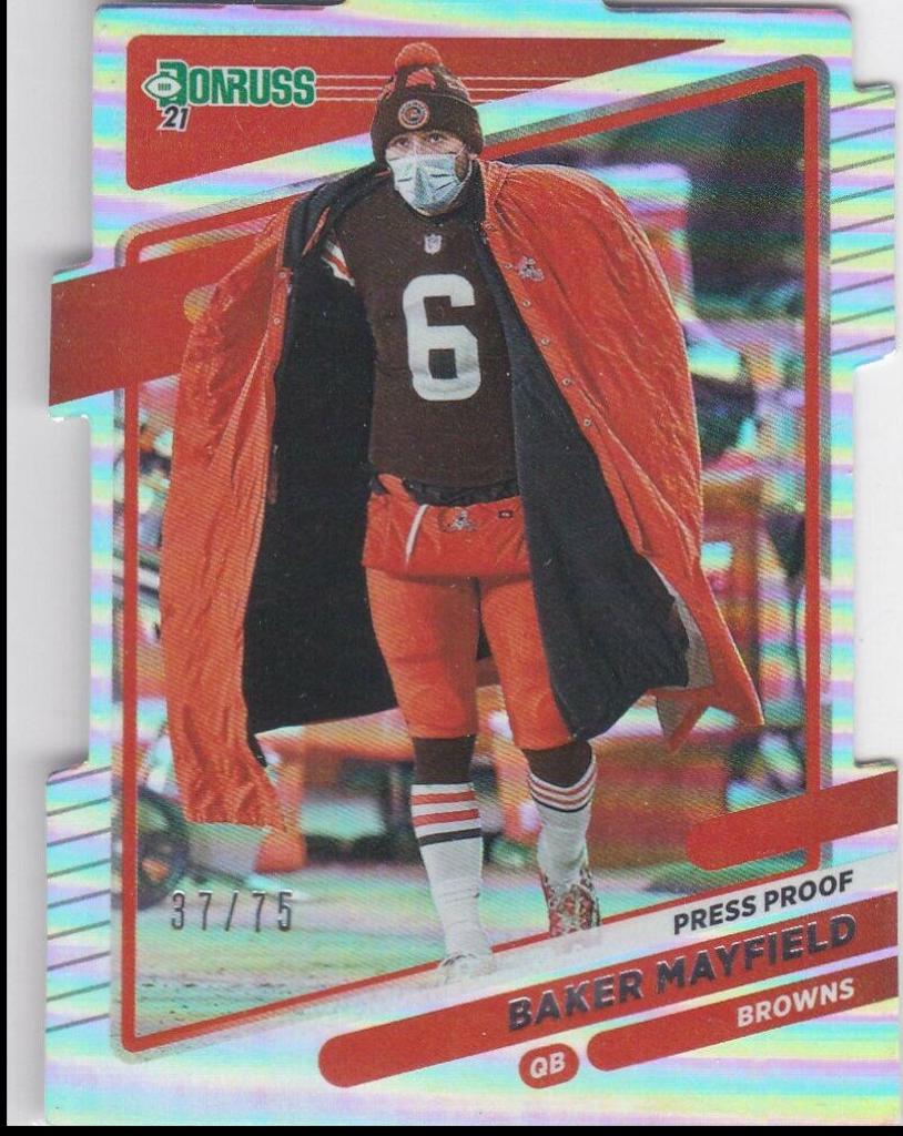 Baker Mayfield [Press Proof Silver Die Cut] #195