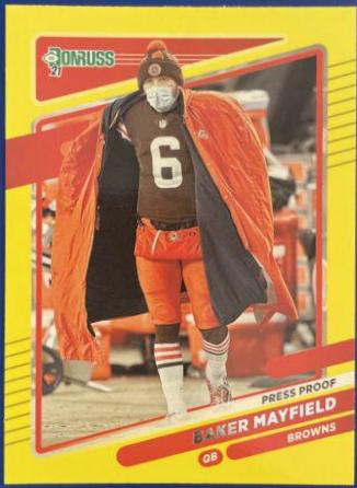 Baker Mayfield [Press Proof Yellow] #195