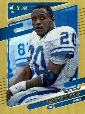 Barry Sanders [No Helmet Press Proof Gold] #173