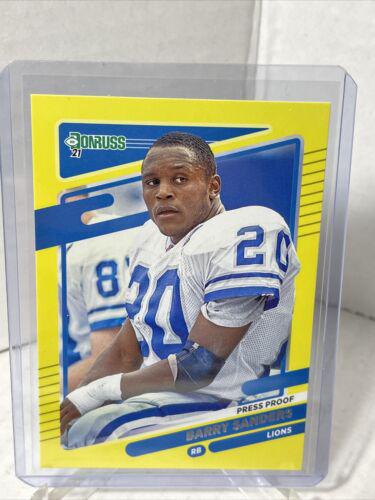 Barry Sanders [No Helmet Press Proof Yellow] #173