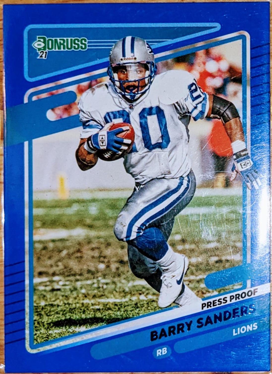 Barry Sanders [Press Proof Blue] #173