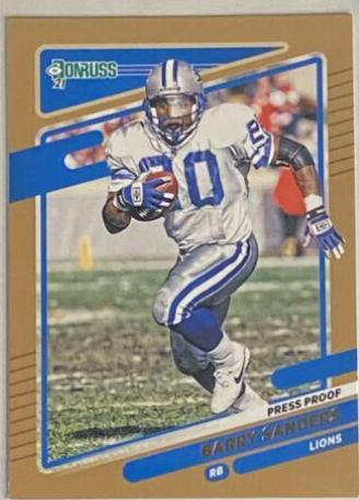 Barry Sanders [Press Proof Bronze] #173