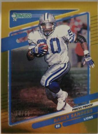 Barry Sanders [Press Proof Gold] #173