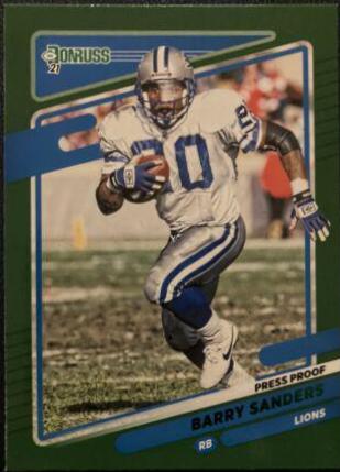 Barry Sanders [Press Proof Green] #173
