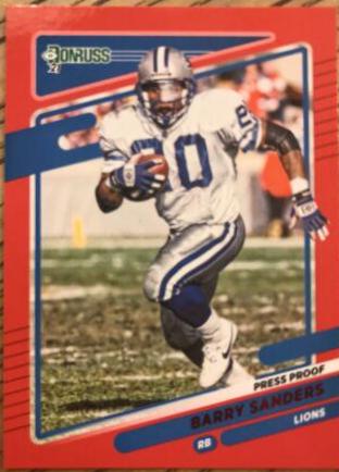 Barry Sanders [Press Proof Red] #173