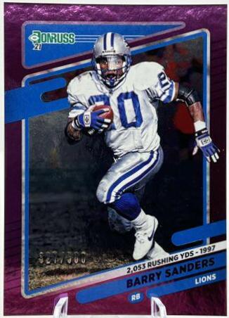 Barry Sanders [Season Stat Line] #173