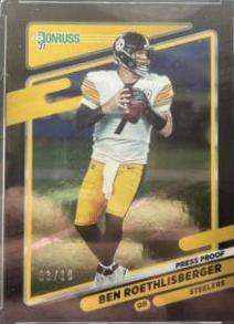 Ben Roethlisberger [Press Proof Black] #19