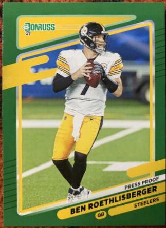 Ben Roethlisberger [Press Proof Green] #19