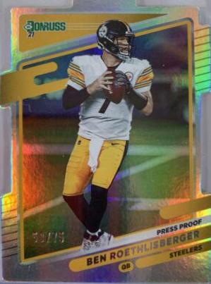 Ben Roethlisberger [Press Proof Silver Die Cut] #19