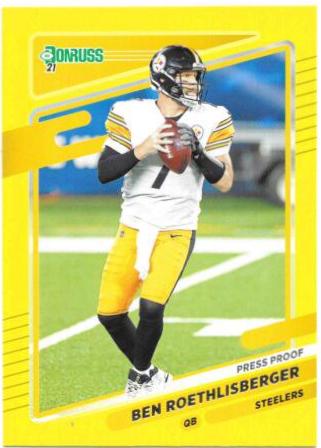 Ben Roethlisberger [Press Proof Yellow] #19