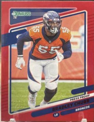 Bradley Chubb [Press Proof Blue] #182
