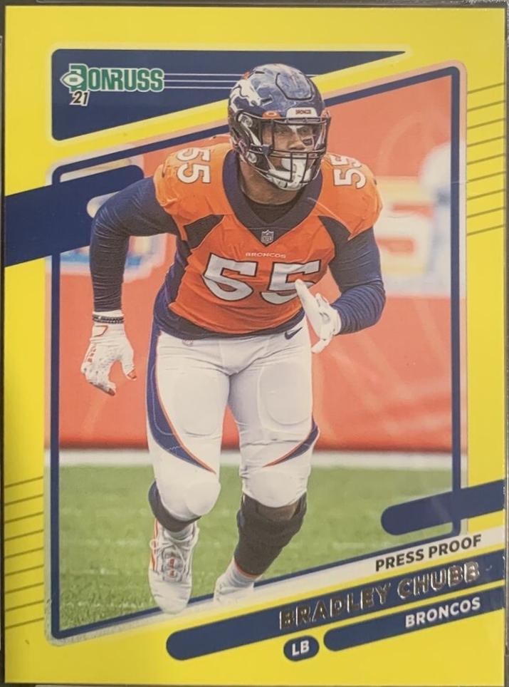 Bradley Chubb [Press Proof Yellow] #182