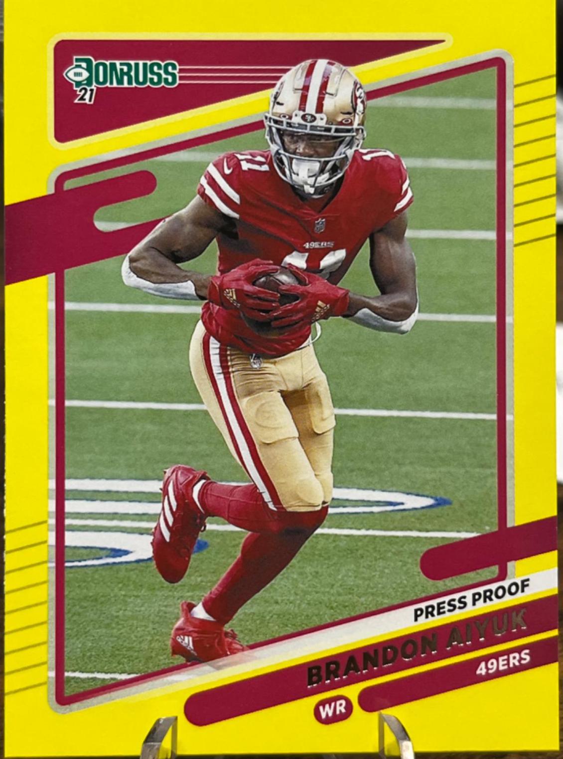 Brandon Aiyuk [Press Proof Yellow] #58