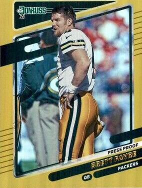 Brett Favre [No Helmet Press Proof Gold] #156