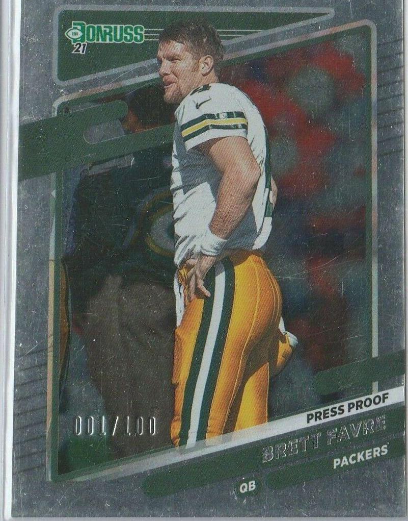 Brett Favre [No Helmet Press Proof Silver] #156