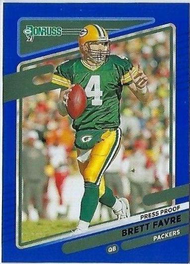 Brett Favre [Press Proof Blue] #156