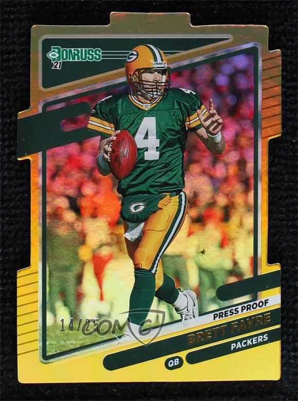 Brett Favre [Press Proof Gold Die Cut] #156