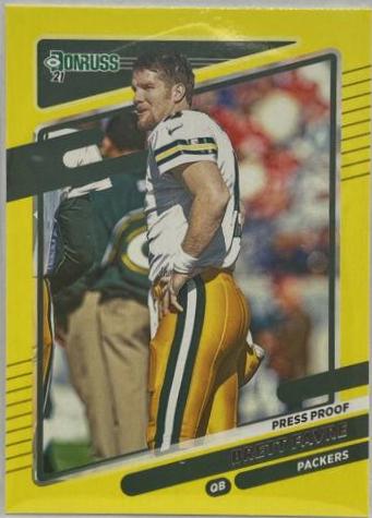 Brett Favre [Press Proof Yellow] #156