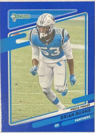 Brian Burns [Press Proof Blue] #224