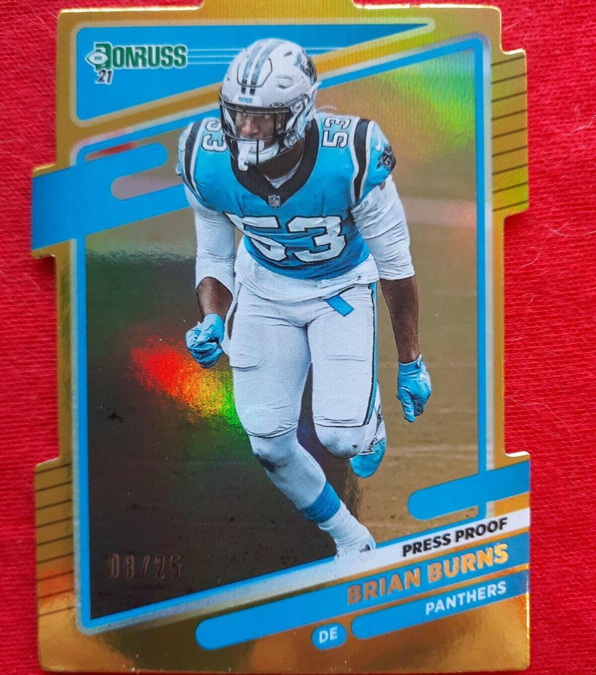 Brian Burns [Press Proof Gold Die Cut] #224