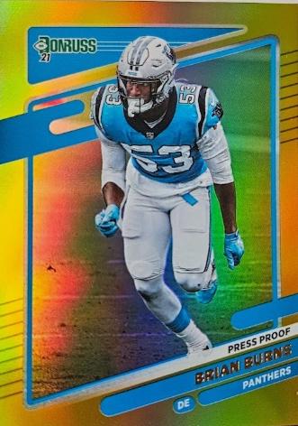 Brian Burns [Press Proof Gold] #224