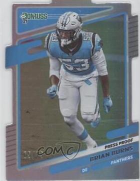 Brian Burns [Press Proof Silver Die Cut] #224