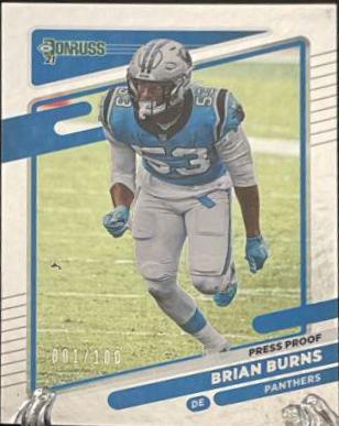 Brian Burns [Press Proof Silver] #224