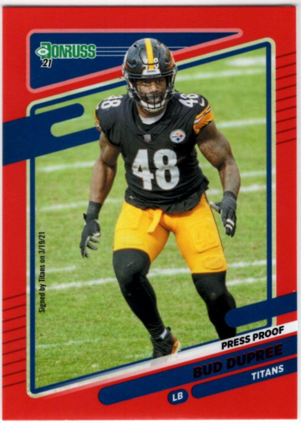 Bud Dupree [Press Proof Red] #17