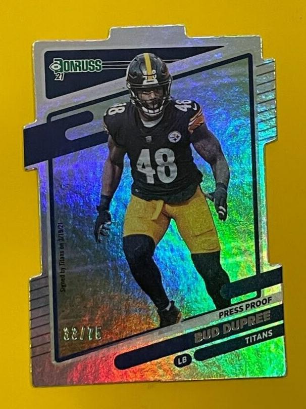 Bud Dupree [Press Proof Silver Die Cut] #17