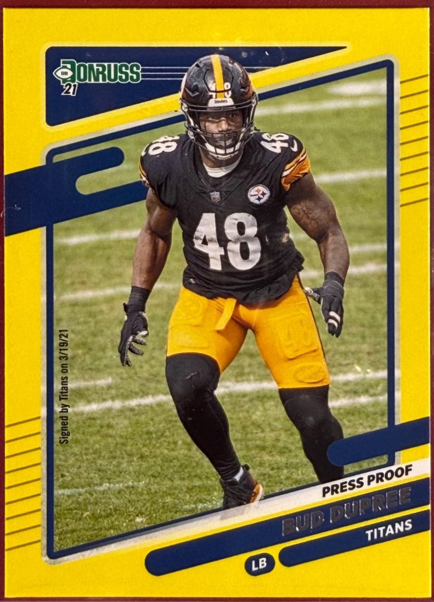 Bud Dupree [Press Proof Yellow] #17