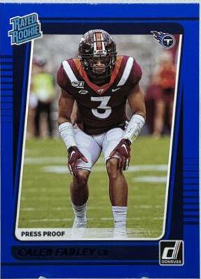 Caleb Farley [Press Proof Blue] #339