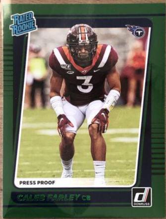 Caleb Farley [Press Proof Green] #339
