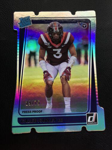 Caleb Farley [Press Proof Silver Die Cut] #339