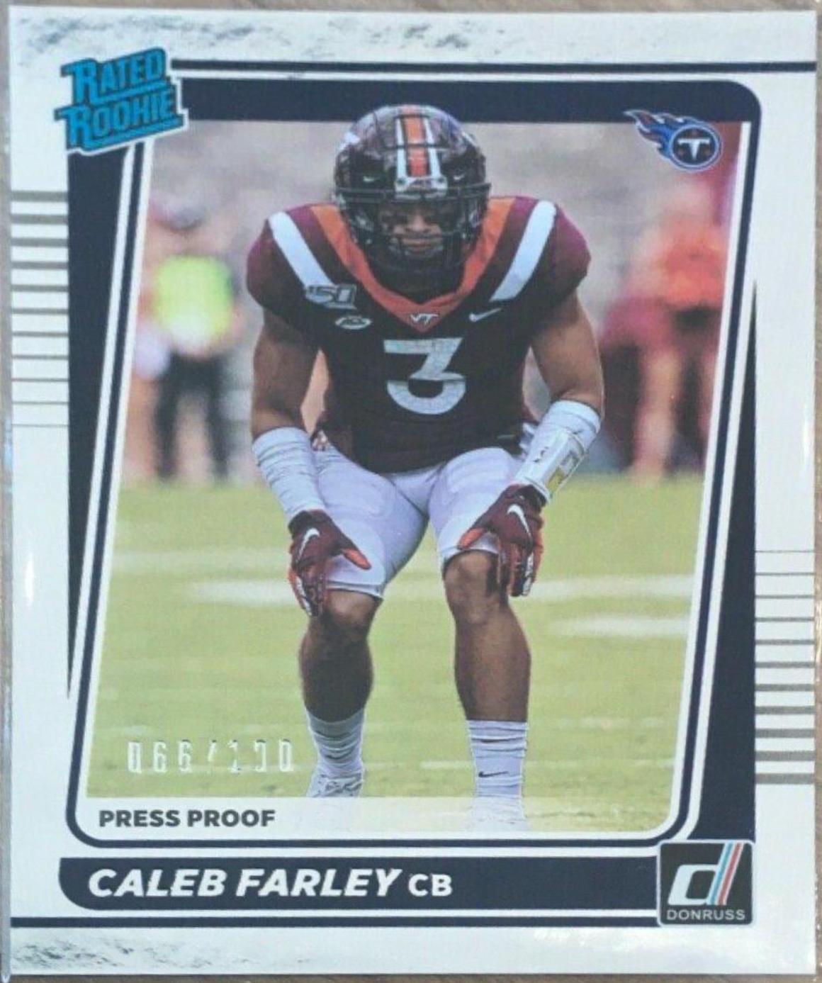 Caleb Farley [Press Proof Silver] #339