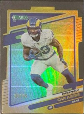 Cam Akers [Press Proof Gold Die Cut] #143