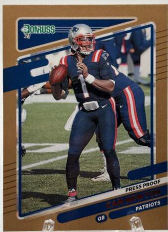 Cam Newton [Press Proof Bronze] #46