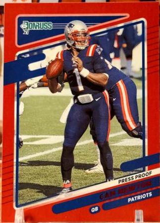 Cam Newton [Press Proof Red] #46