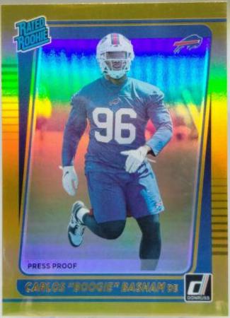 Carlos 'Boogie' Basham [Press Proof Gold] #306