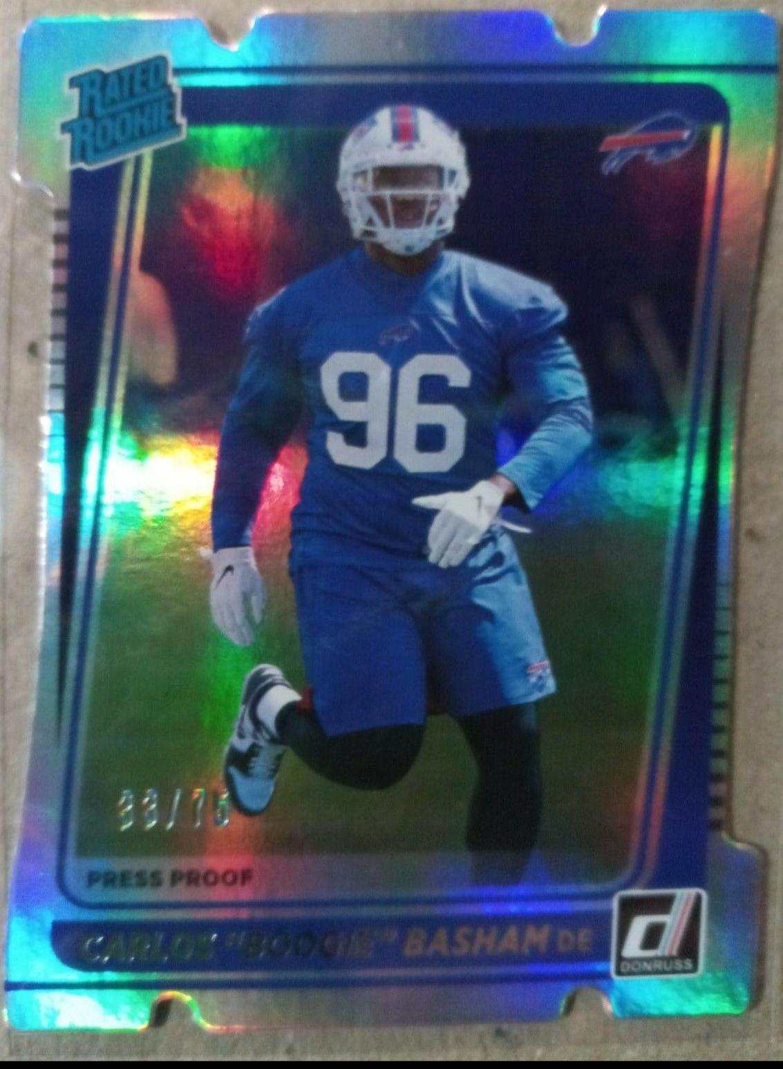Carlos 'Boogie' Basham [Press Proof Silver] #306